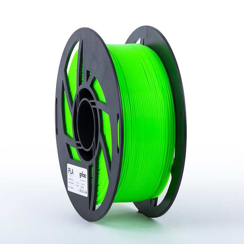 Filamento 3D PLA Grilon3 de 1.75mm y 1kg Verde Flúo