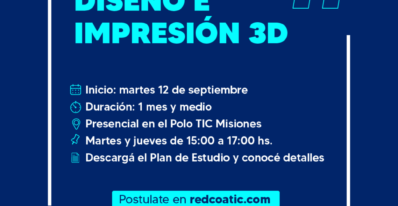 curso de impresión 3D en Misiones