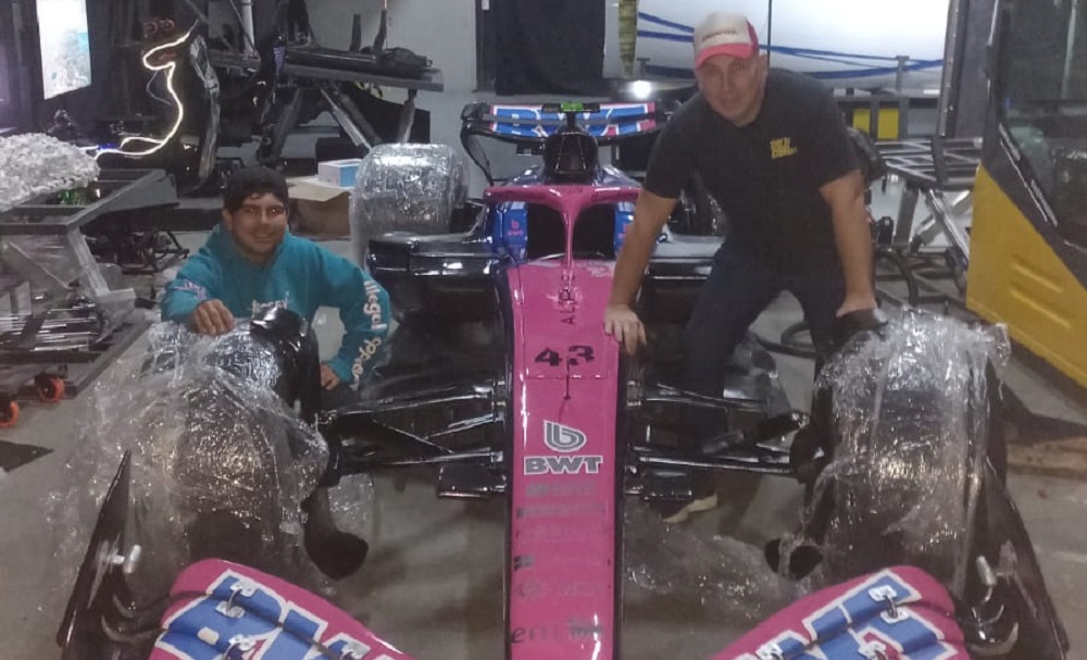 Padre e hijo realizaron una réplica exacta del Alpine de Colapinto en impresión 3D