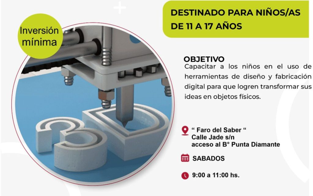 curso de impresión 3d en jujuy